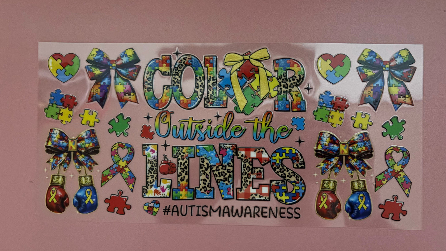 Color outside the lines Autism