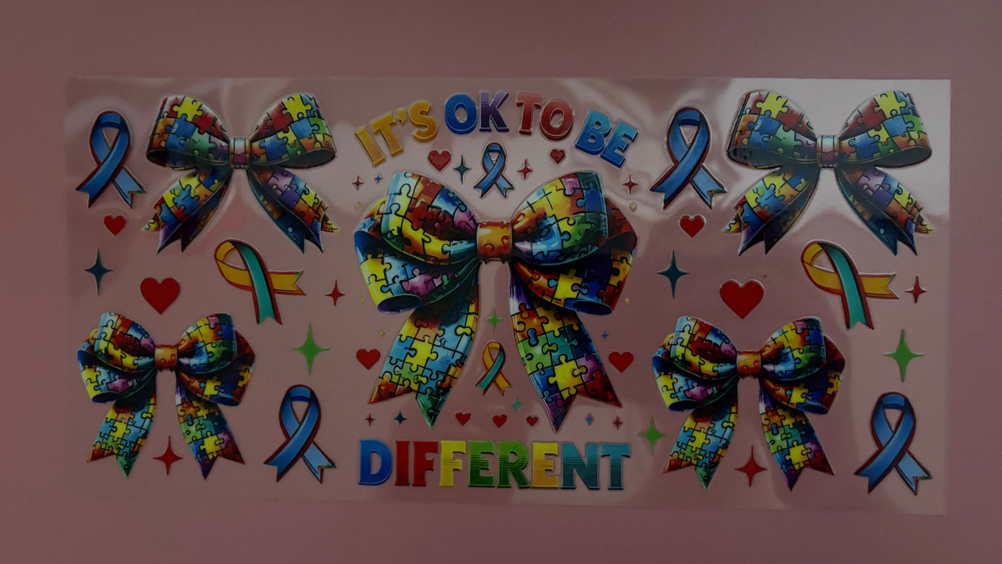 It’s okay to be different autism