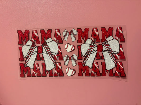 Baseball Bow Mama