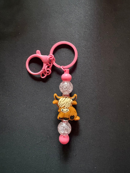 Cow Keychain