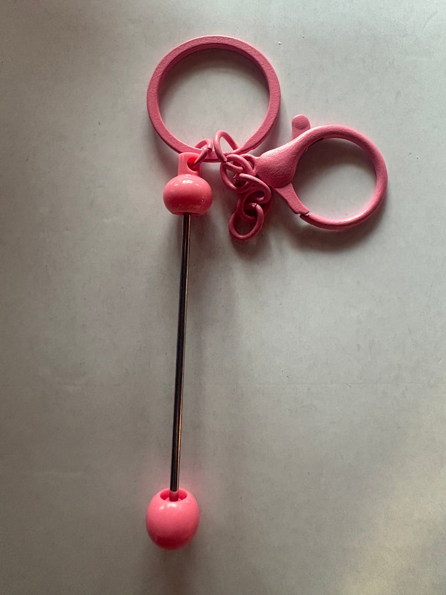 Pink Stick Keychain